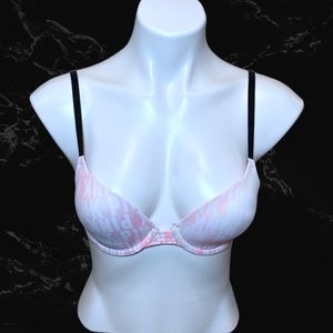 PINK Victoria’s Secret Wear Everywhere T-shirt Lightly Lined Demi Bra